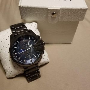 Men's Gunmetal Ion-Plated Stainless Steel Watch